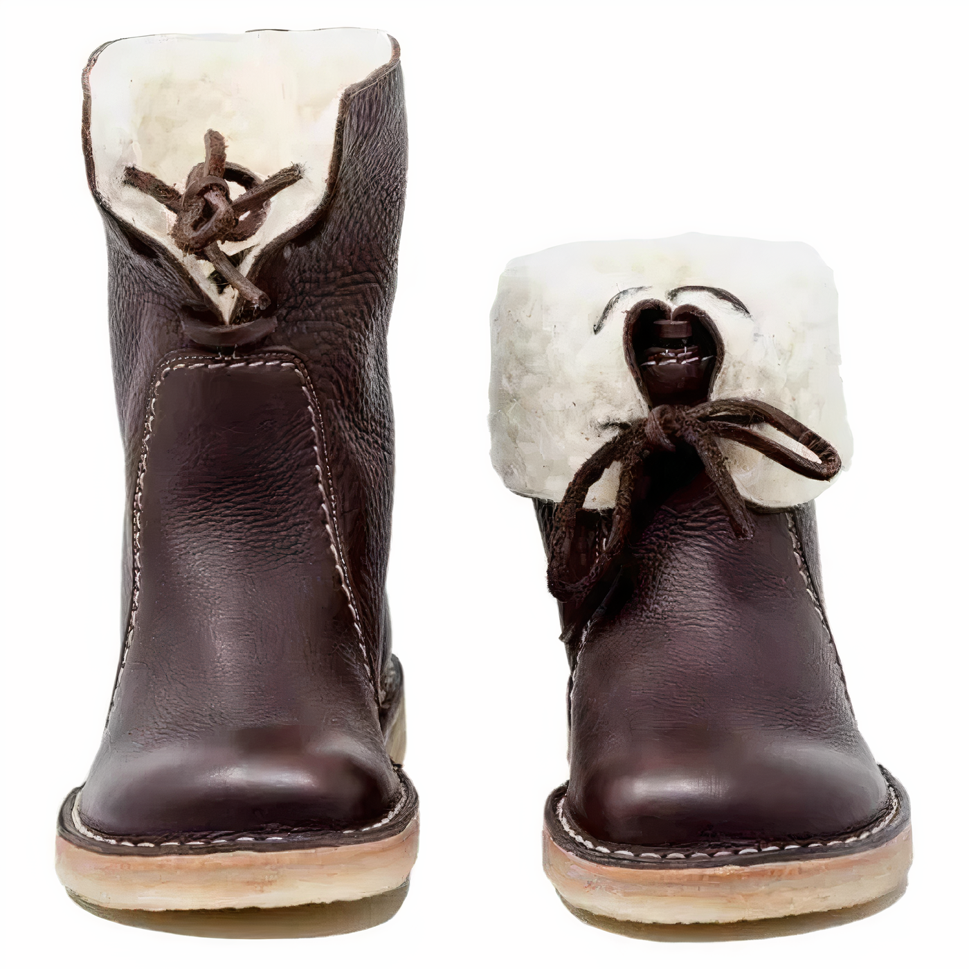 Bottes de neige en cuir - Andrea