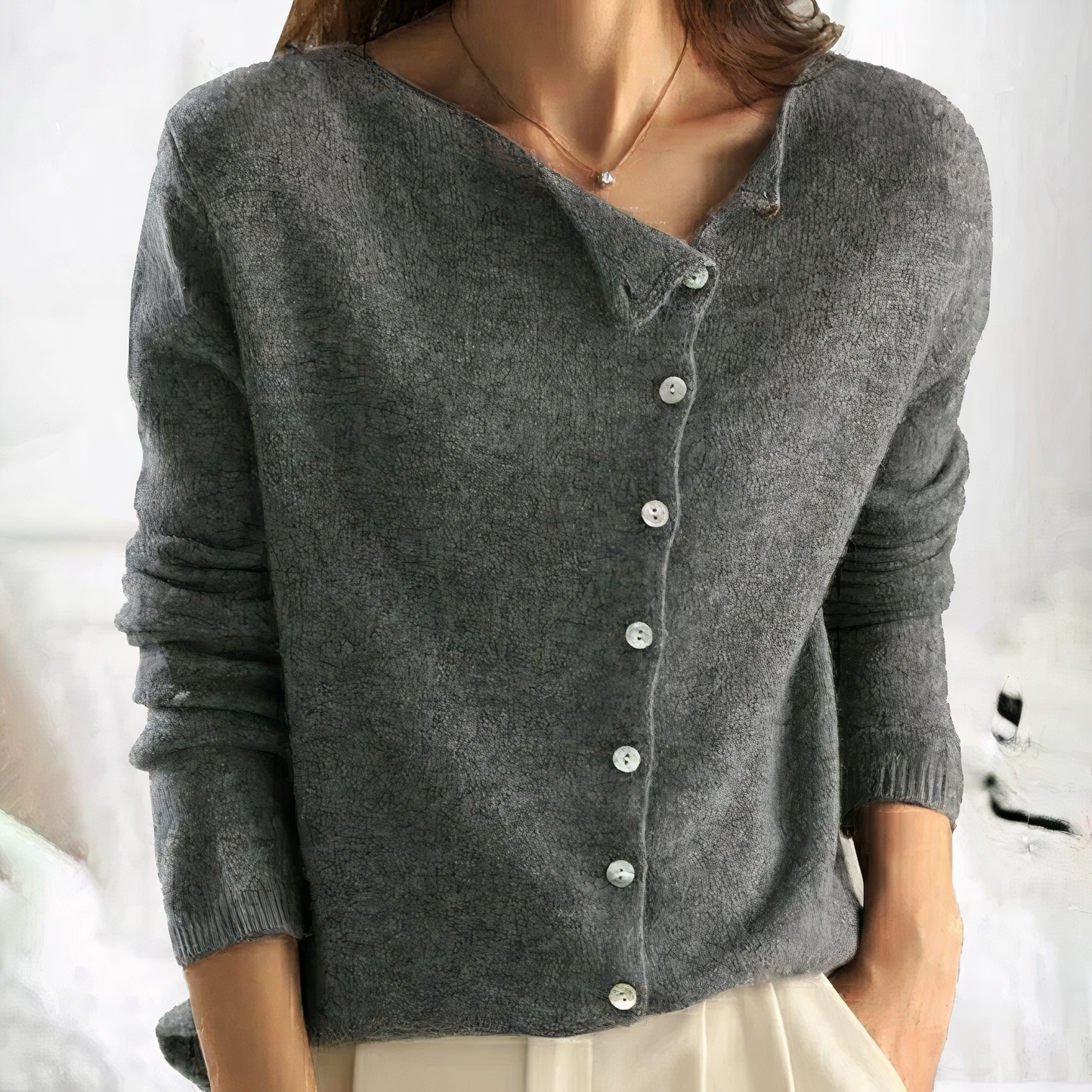 Cardigan élégant avec fermeture à boutons - Arleth