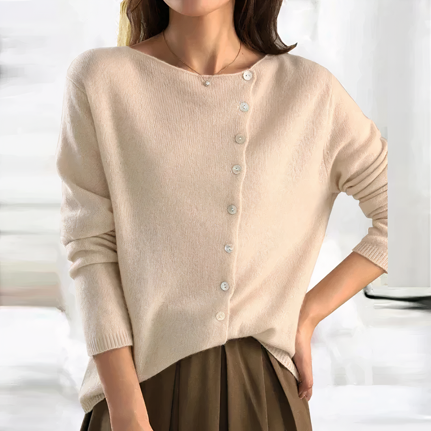 Cardigan élégant avec fermeture à boutons - Arleth