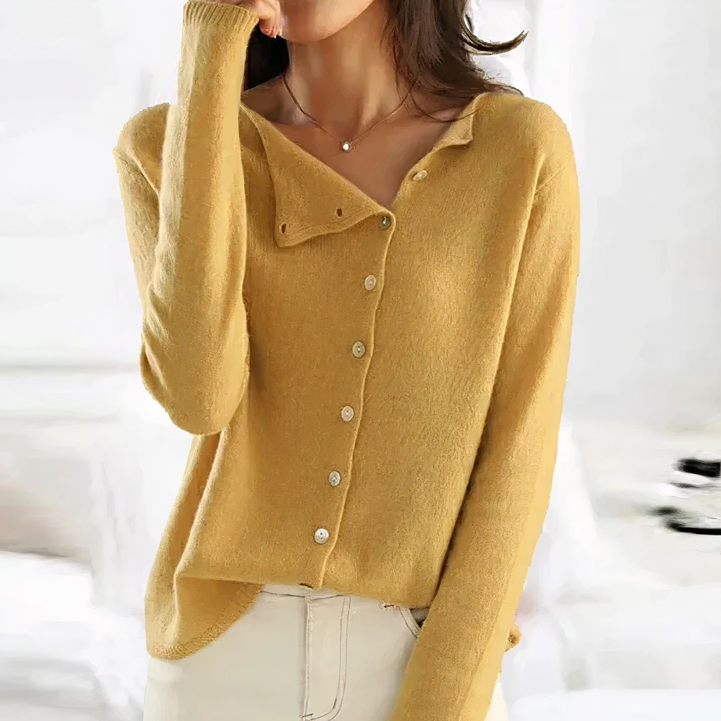 Cardigan élégant avec fermeture à boutons - Arleth