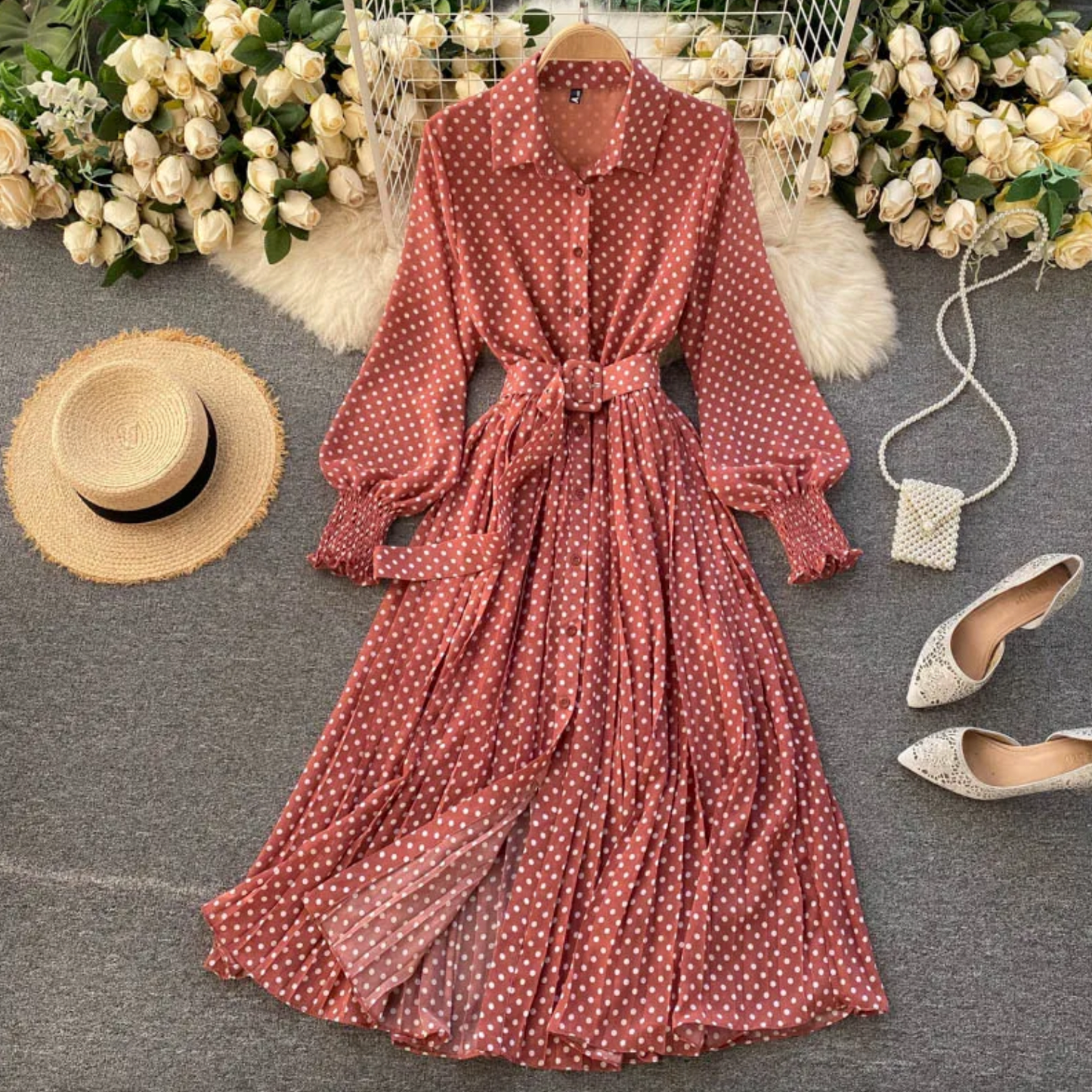 VALENTINA - Stylish dress for spring