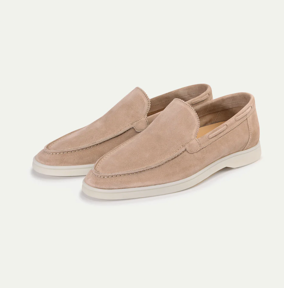 Lino - super stijlvolle en comfortabele leren loafers voor heren