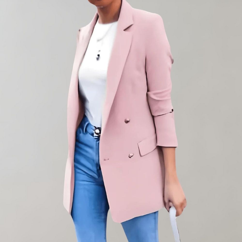 Elegant long jacket for women