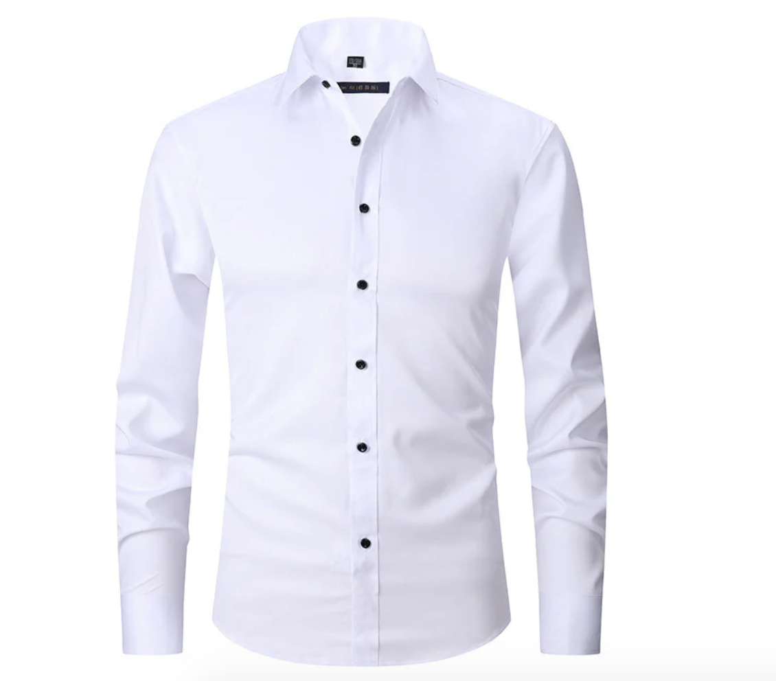 Alex Stretch Shirt | Comfortabel overhemd voor heren met super stretch