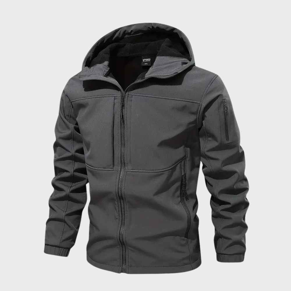 Casual hooded jacket for men