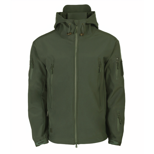 Waterproof hooded army jacket - Dawson