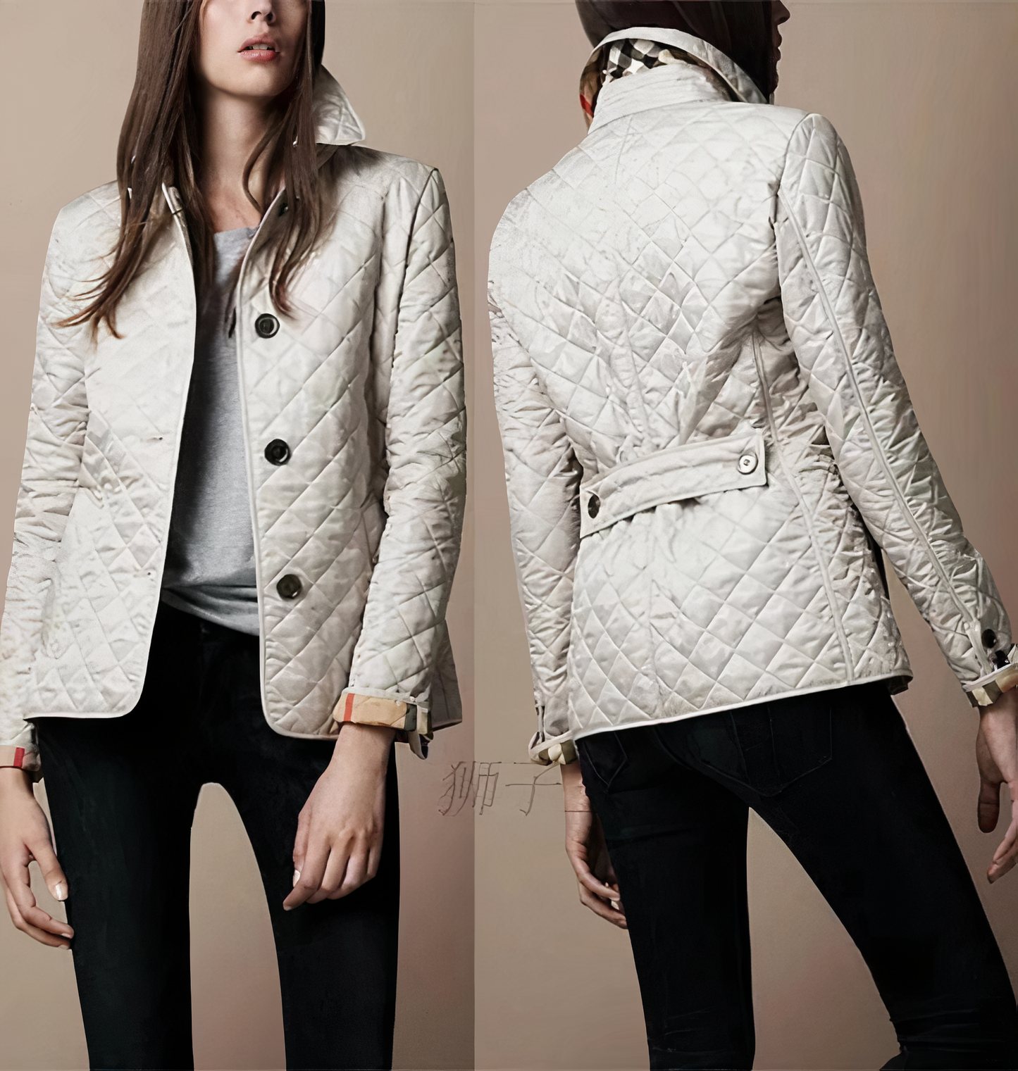 Manteau en soie et coton pour femme - Evelyn