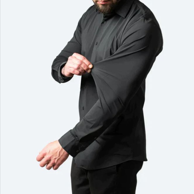 Alex Stretch Shirt | Comfortabel overhemd voor heren met super stretch