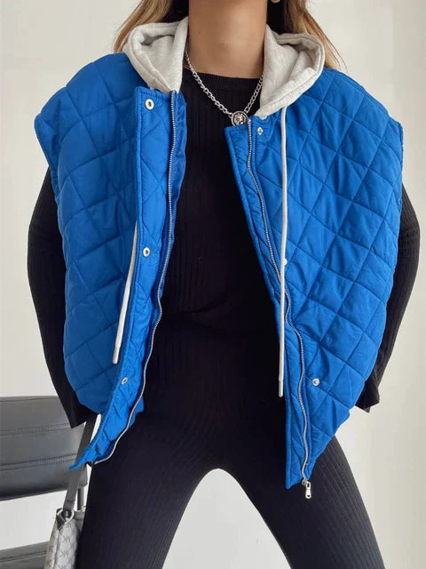 Chloe - Stylish Padded Hooded Vest