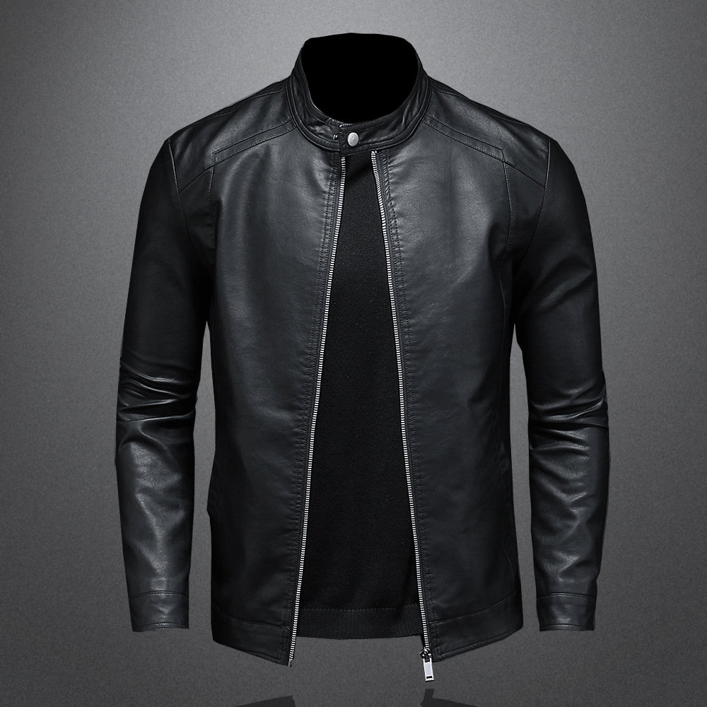 Veste de moto en cuir Dan Anthony