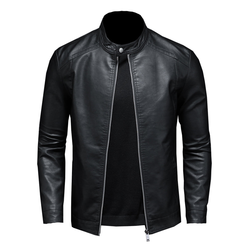 Veste de moto en cuir Dan Anthony