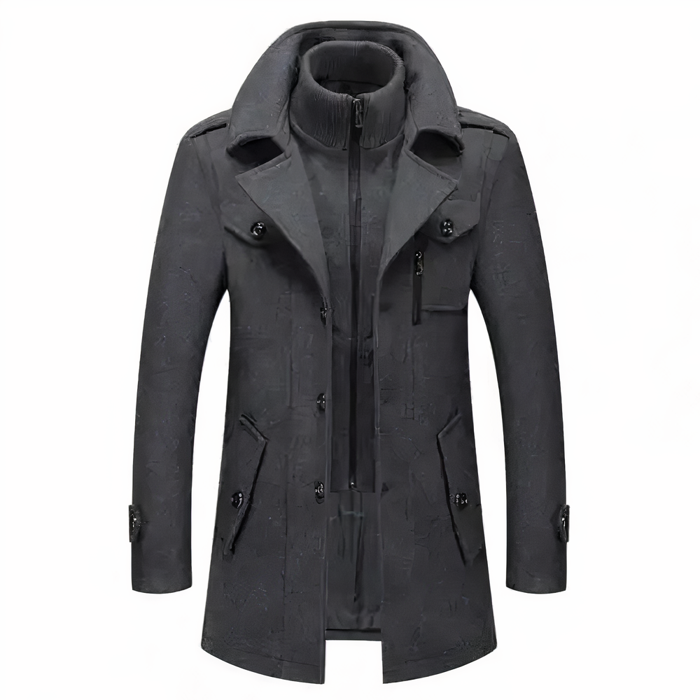 Veste à double col tendance pour homme - Grayson