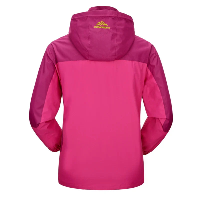 Veste coupe-vent de randonnée imperméable pour femme - Denise