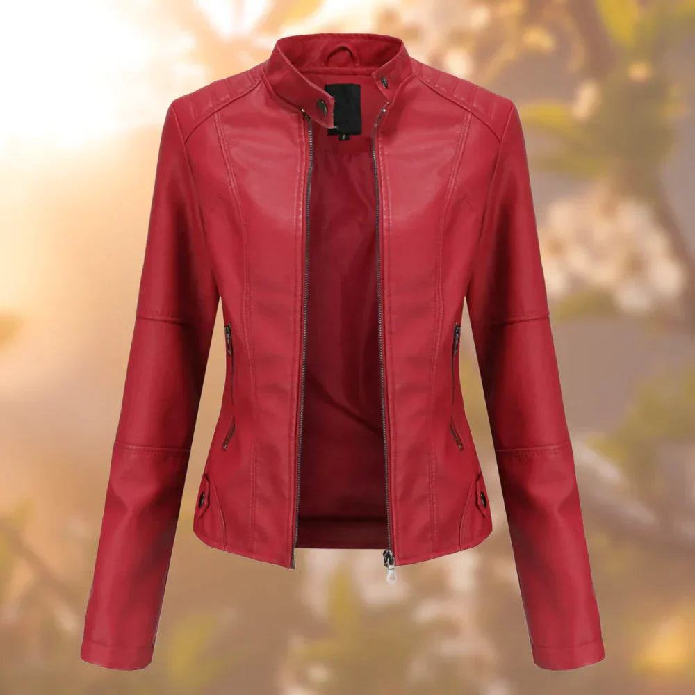 Leather jacket for women - Halle