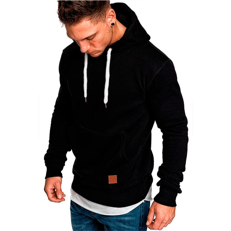 Sam Casual Hoodie voor Heren - Praktisch met Buidelzak