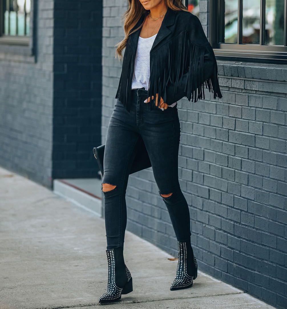 Fringe jacket