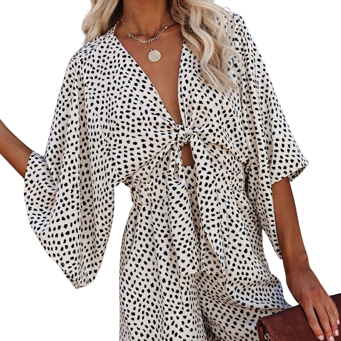 Playsuit met strik