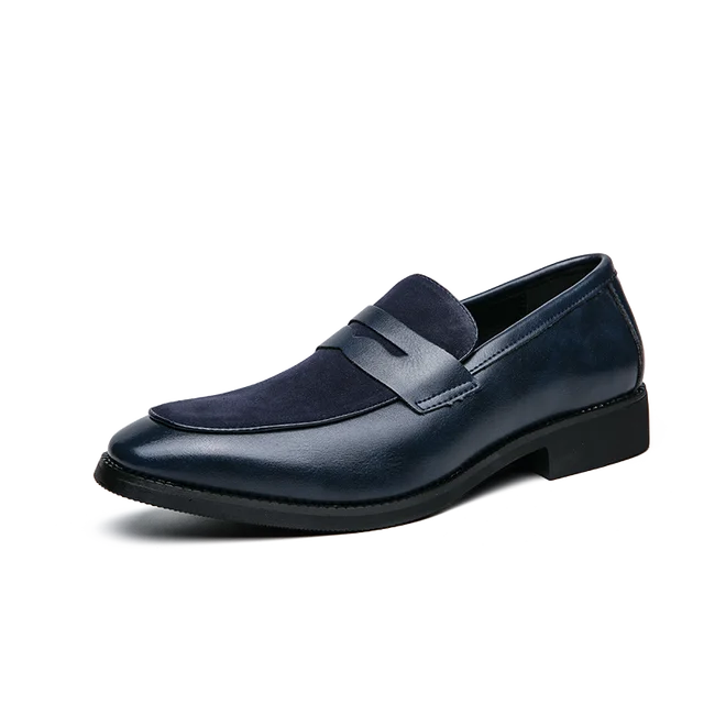 Elegante loafers van suède en leer - Bray