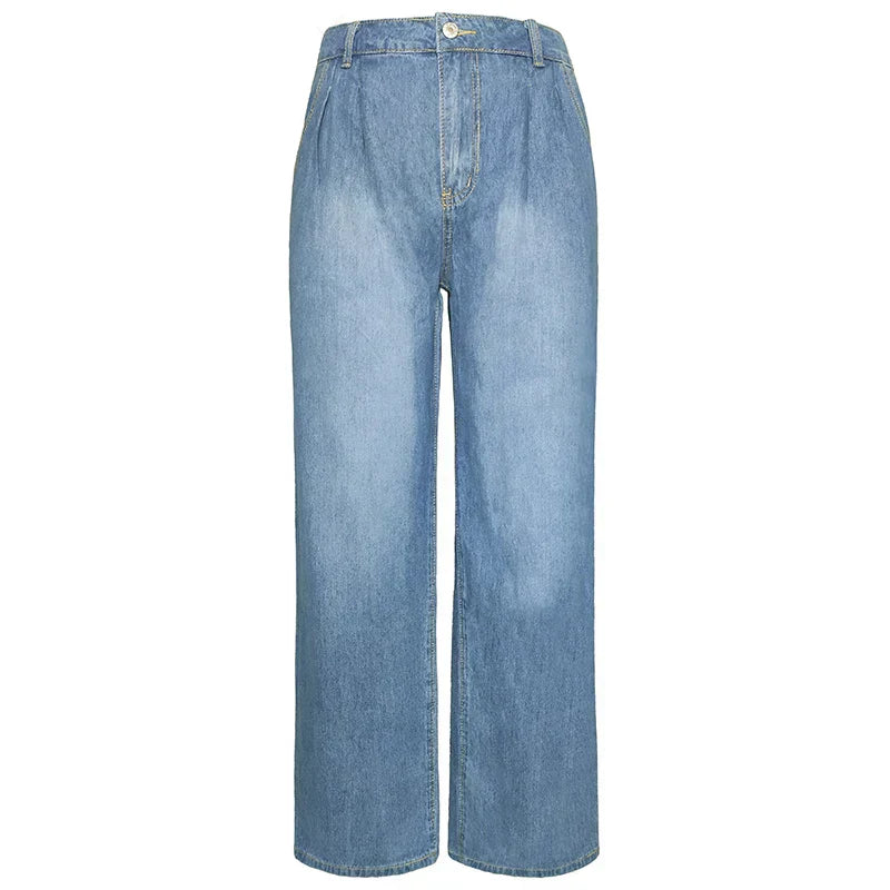 Wijdere Jeans - Casual - Blauw Denim - Perfect voor Elke Dag