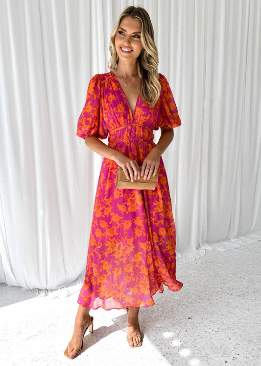 Kathy - Maxi dress with V-neck 