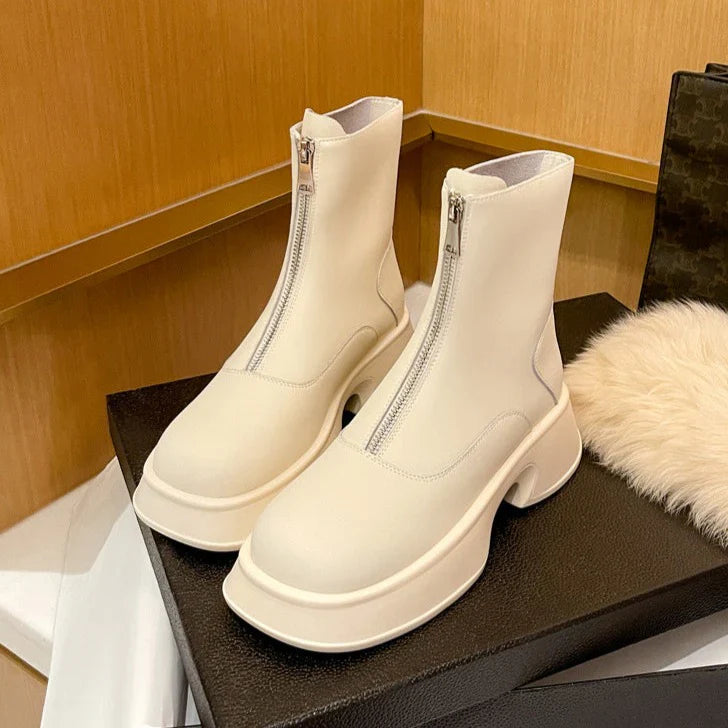 Alice - Echt leer Fashion Fur Winter Boots