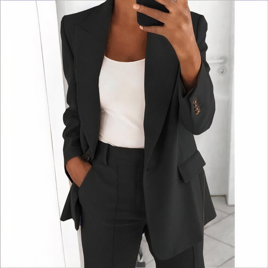 Ensemble Blazer et Pantalon Tendance pour Femme - Sanne