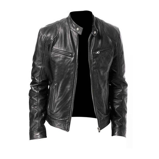 Mikel - Leather jacket for men 