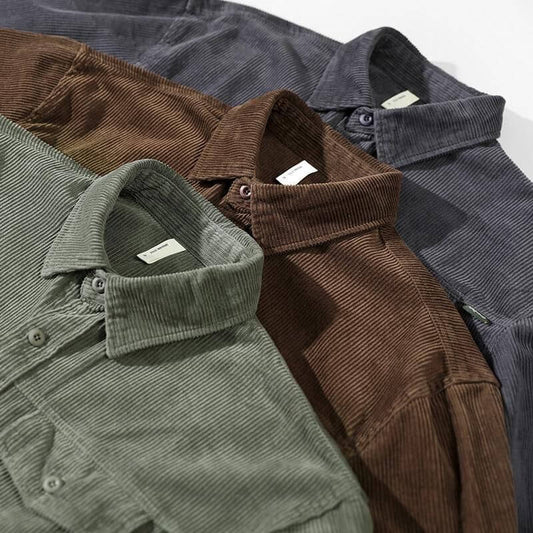 Matteo - Stylish Corduroy Shirt