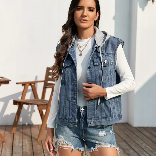 Women's Denim Vest