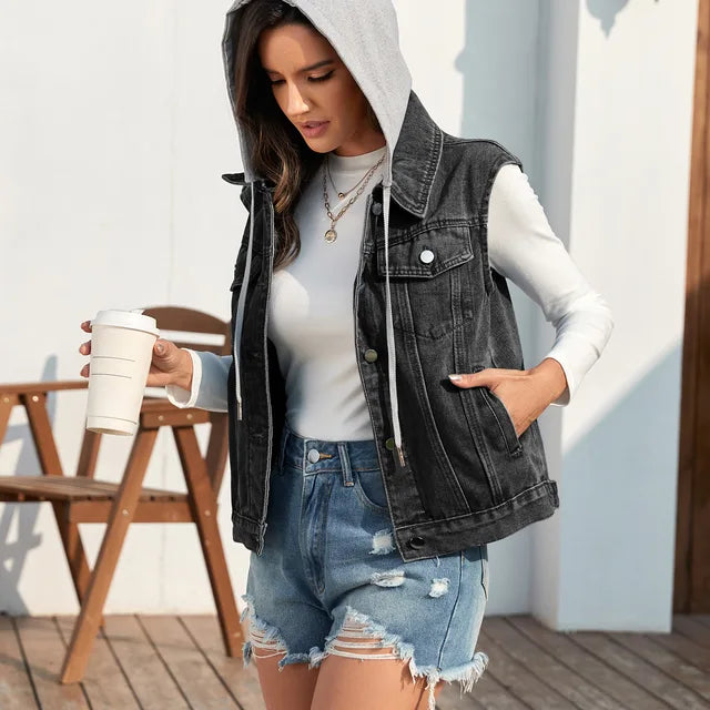 Women's Denim Vest