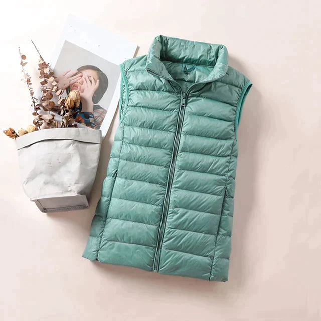 Alexis - Sleeveless Ultralight Down Bodywarmer