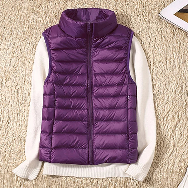 Alexis - Sleeveless Ultralight Down Bodywarmer