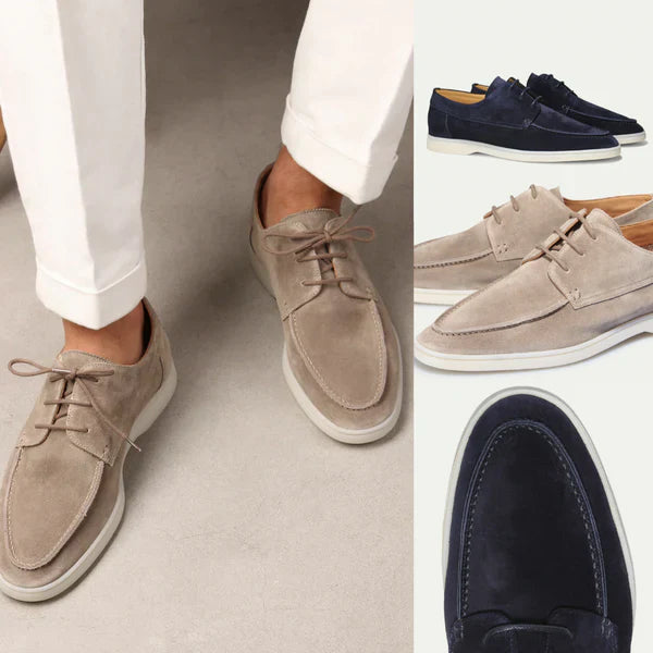 Luxe Leren Loafers met Veters voor Heren - Diederik