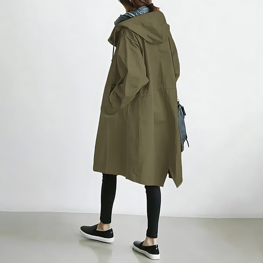 Lisa - Waterproof hooded windbreaker