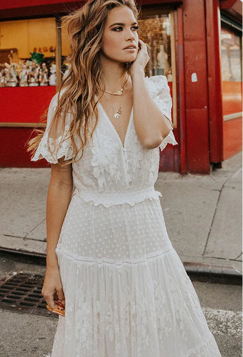 Edna - White lace dress