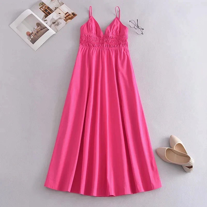 Emmeline - V-neck summer dress for women