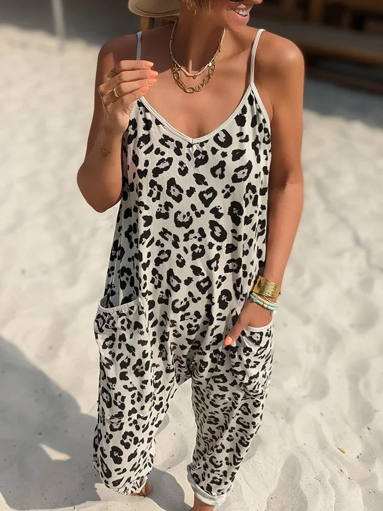 Lillian - Losse mouwloze jumpsuits