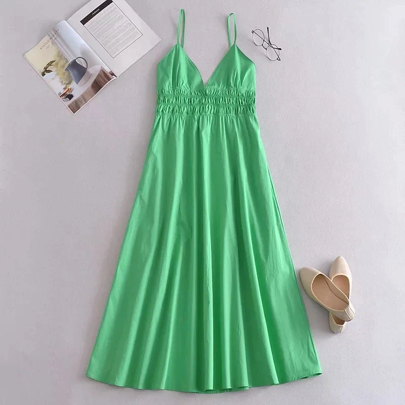 Emmeline - V-neck summer dress for women