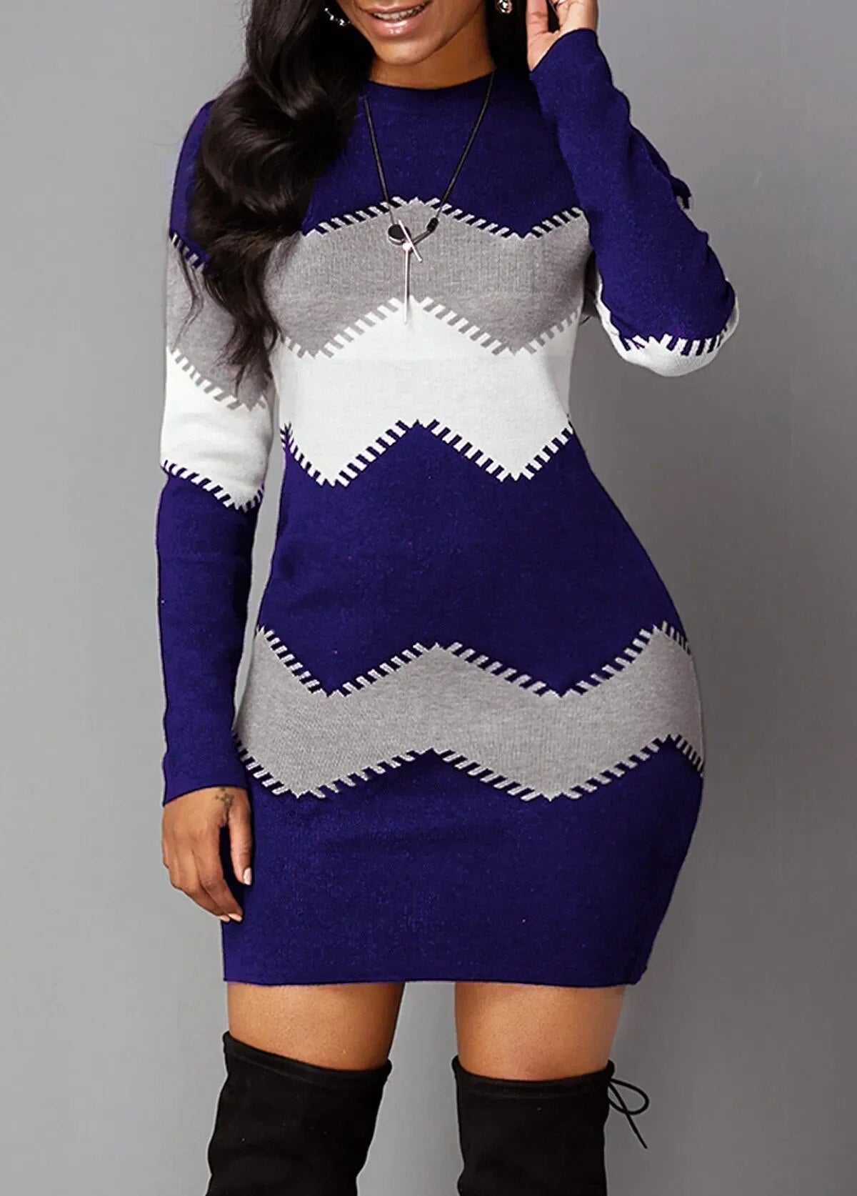 Isabel - Women's Long Sleeve Dress