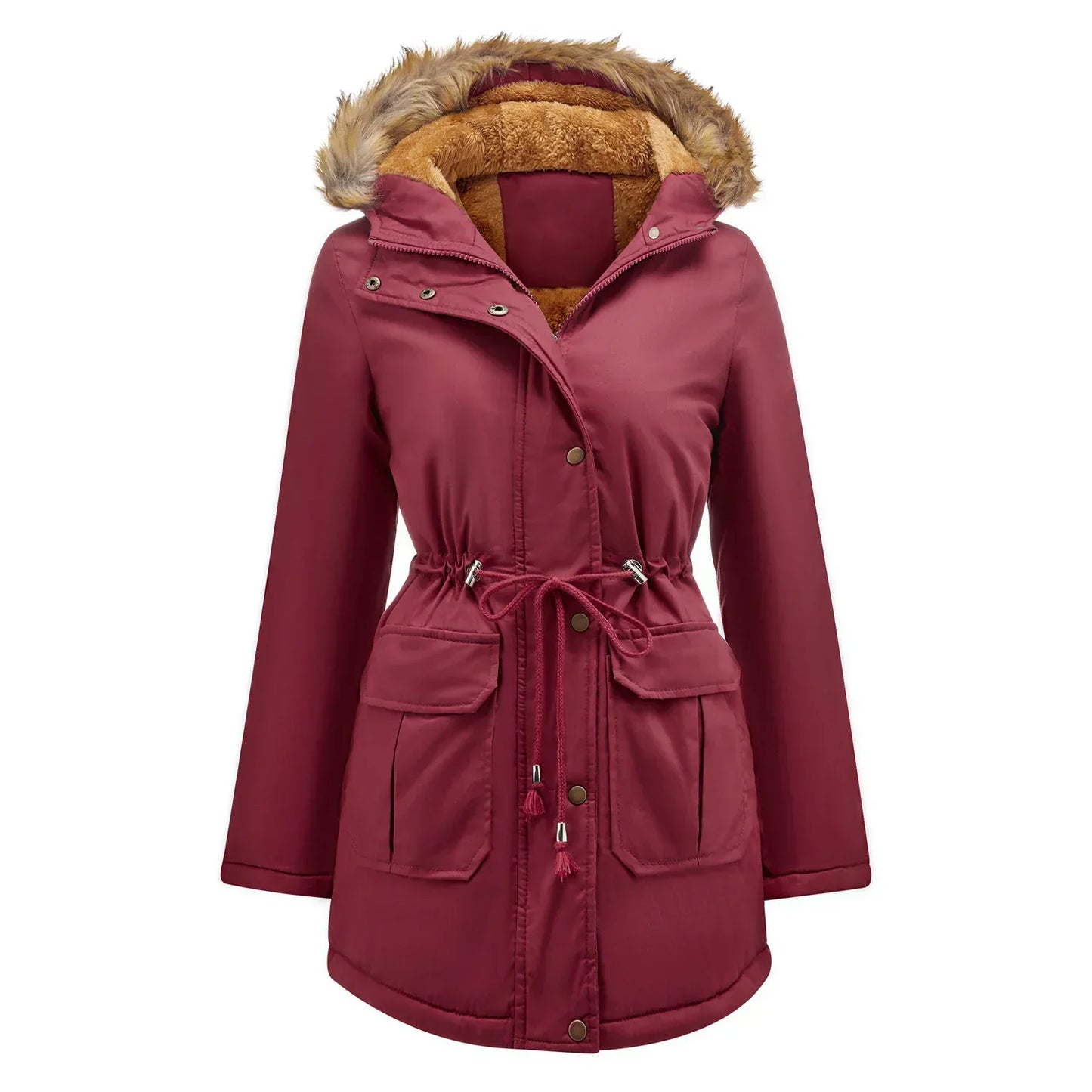 Eva - Long Parka with Fur