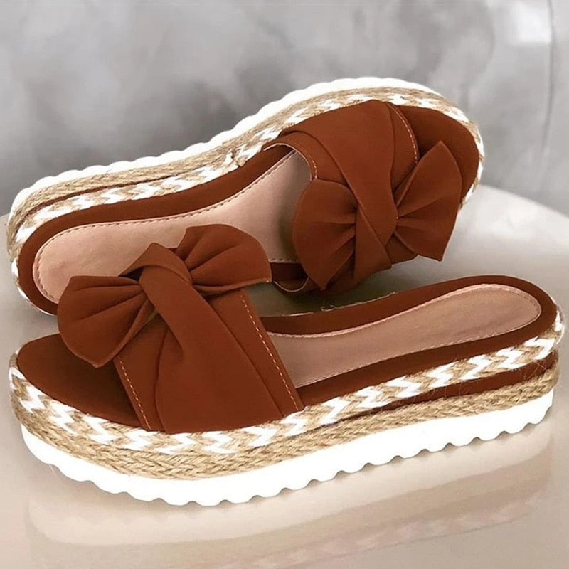 Clossi - Sandals with bow 