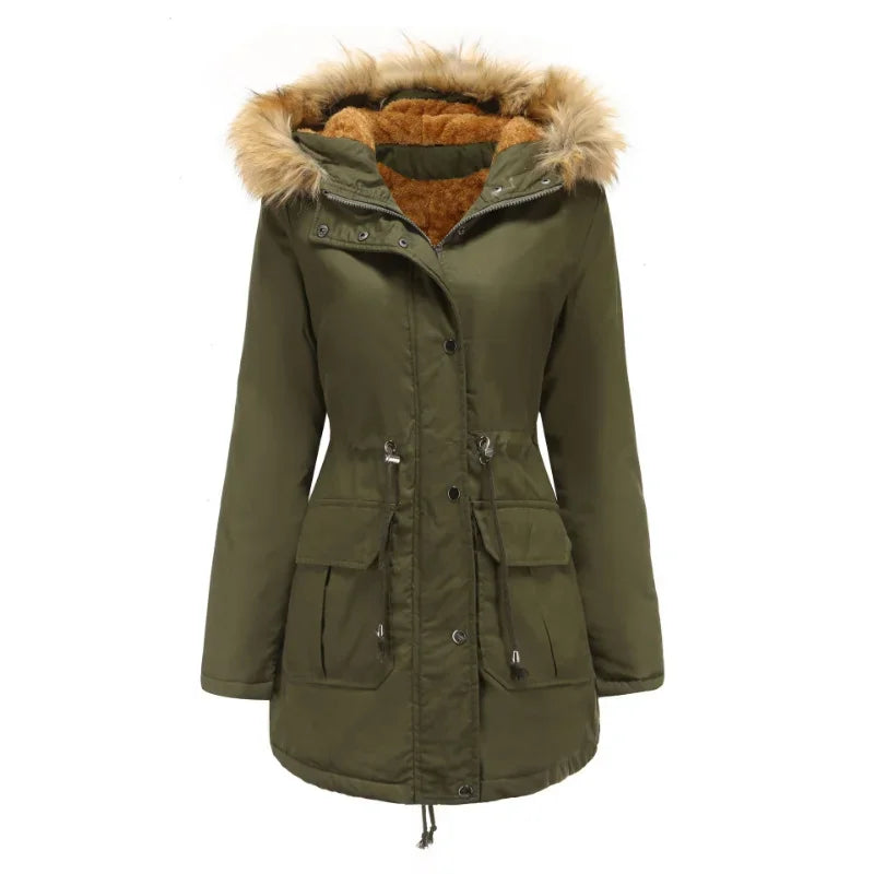 Eva - Long Parka with Fur