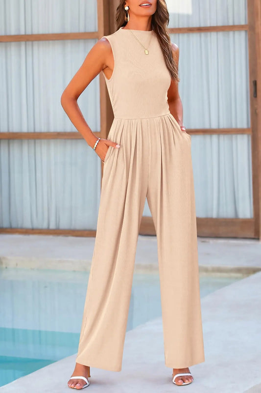 Alma - Jumpsuit met ronde hals