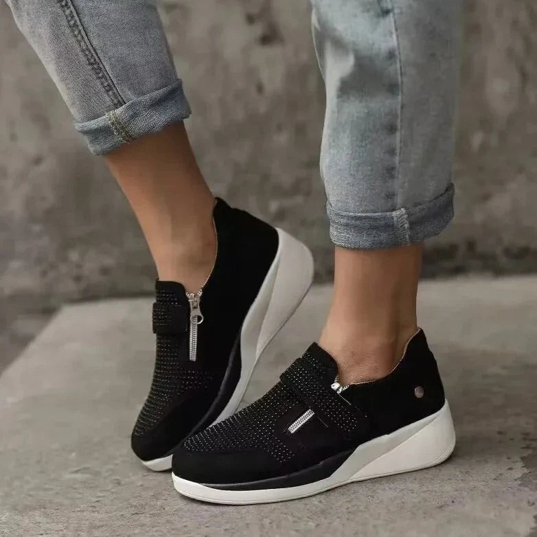 Eleanor - Sneaker met sleehak