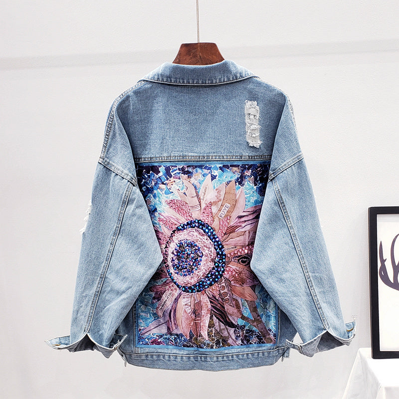 Veste en jean oversize