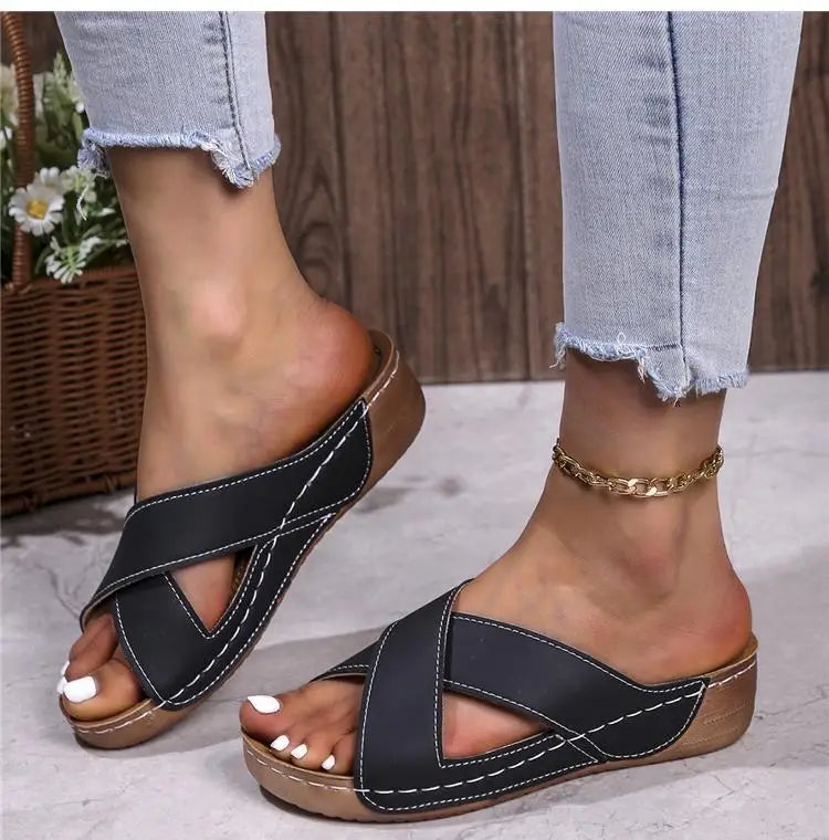 Franklyn - Soft Sole Wedge Heels for Women