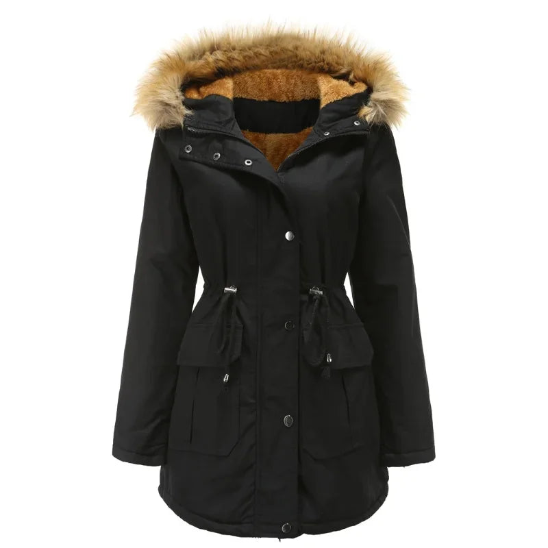 Eva - Long Parka with Fur