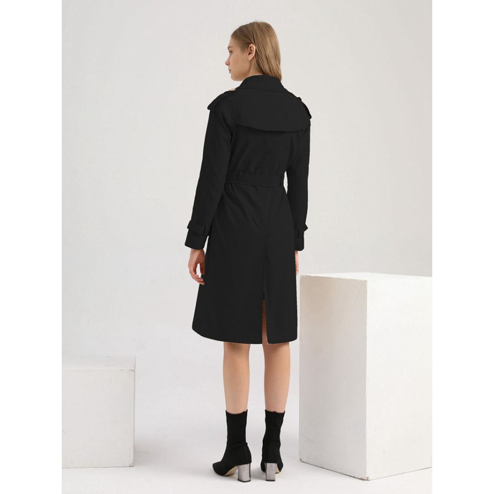 Trenchcoat - Tijdloos - Weerbestendig, Elegante Pasvorm, Hoogwaardige Kwaliteit - Perfect voor Wisselvallig Weer