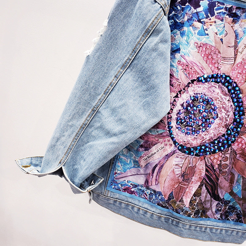 Oversized denim jacket