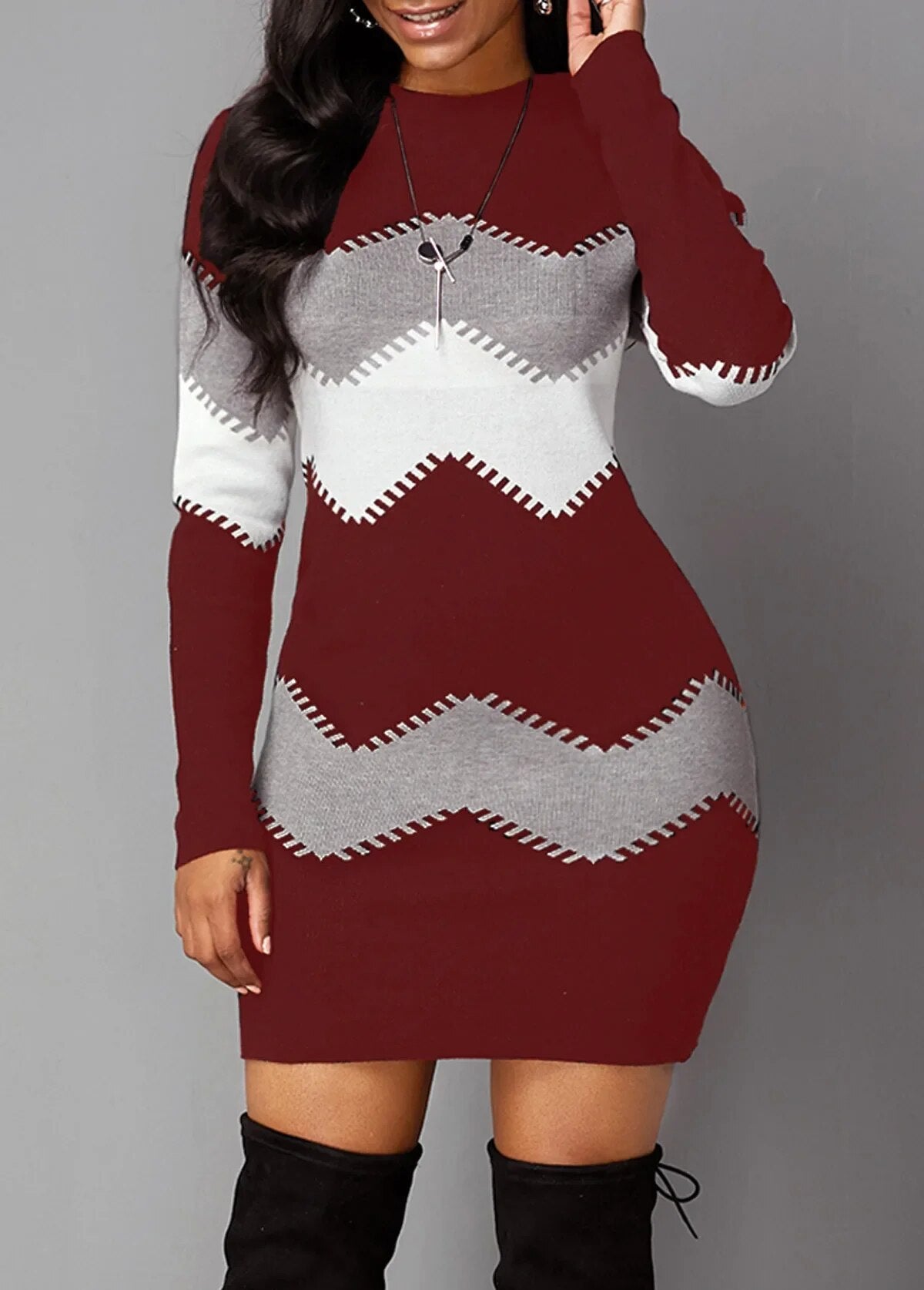 Isabel - Women's Long Sleeve Dress